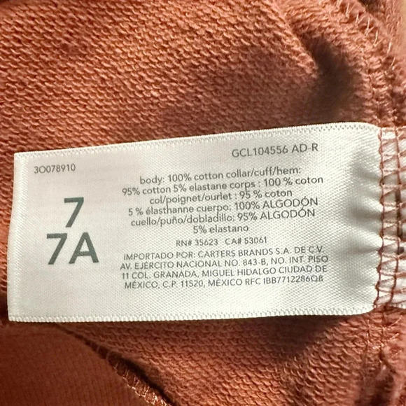 Carter’s | Fall Floral Sweatshirt (7) 🍂 - Picture 4 of 4